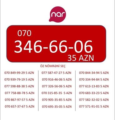 nar mobile super gün tarifi legv etmek: Nömrə: ( 070 ) ( 2609160 ), Yeni