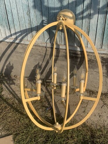 Люстры: Подвесная люстра в виде сферической клетки - Дизайн: открытая — 1