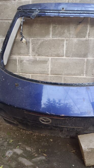 багажник на газ 53: Крышка багажника Mazda 2003 г., Б/у, цвет - Синий,Оригинал
