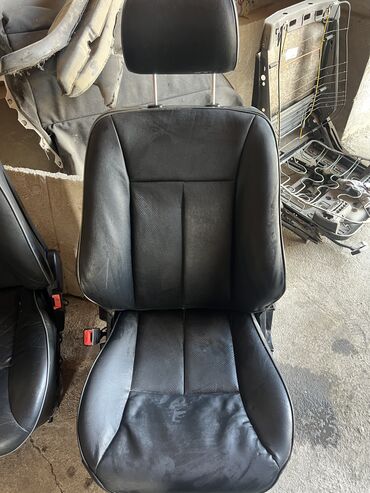 Сиденья: Комплект сидений, Кожа, Mercedes-Benz 2000 г., Б/у, Оригинал, Германия — 3