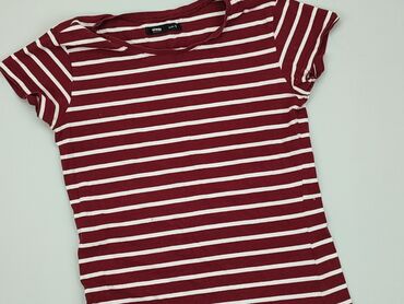 bordowy t shirty: T-shirt, SinSay, S (EU 36), condition - Good