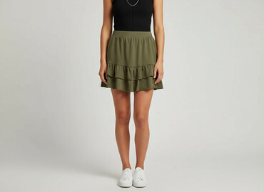 czarne dopasowana spódnice: Sinsay, Women`s skirt, size S