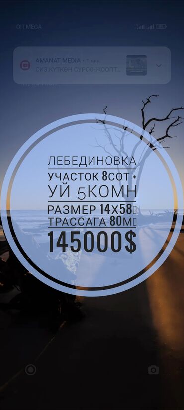 жер уй квартира: 8 соток, Бизнес үчүн, Кызыл китеп