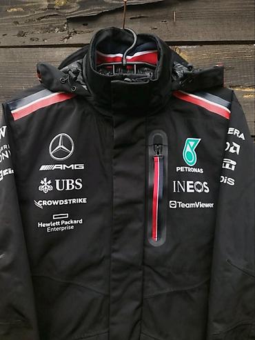 bomber kurtka: Mercedes-AMG Petronas Formula One Team uzun parka/jaket Temiz — 3