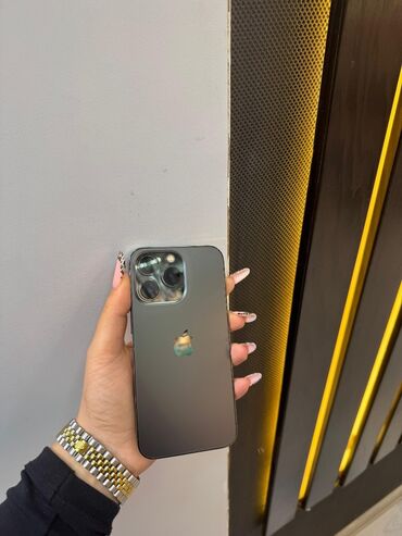 i̇phone 13 pro qiyməti: IPhone 13 Pro, 128 GB, Black Titanium, Simsiz şarj, Face ID