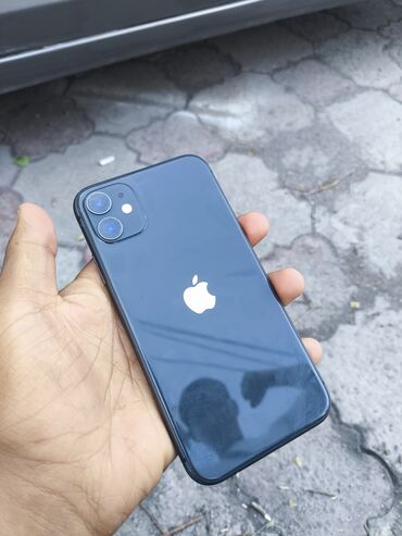 телефоны буу: IPhone 11, Б/у, 128 ГБ, Черный, 78 %