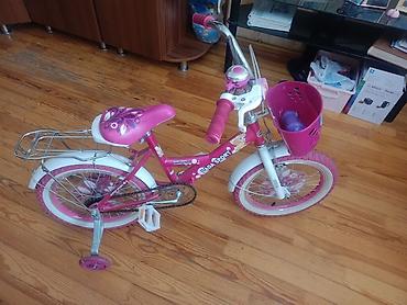 teker velosiped: Uşaq velosipedi – LADA SPORT/Kids Pilot dizaynlı, çəhrayı-ağ rəng — 1