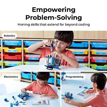 lego oyuncaq: MakeBlock mBot Bluetooth Dəsti v1.2 – Mavi STEM yönümlü robotik və — 4