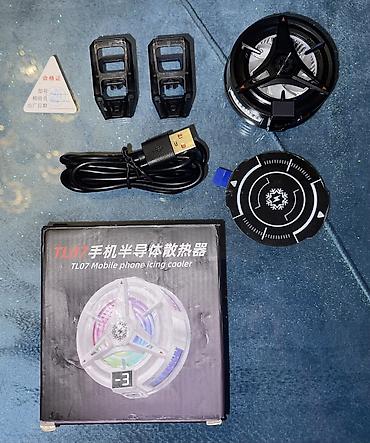 iphone plus 7: SUPER COOLING RGB Phone Cooler – smartfonlar üçün güclü soyuducu — 5