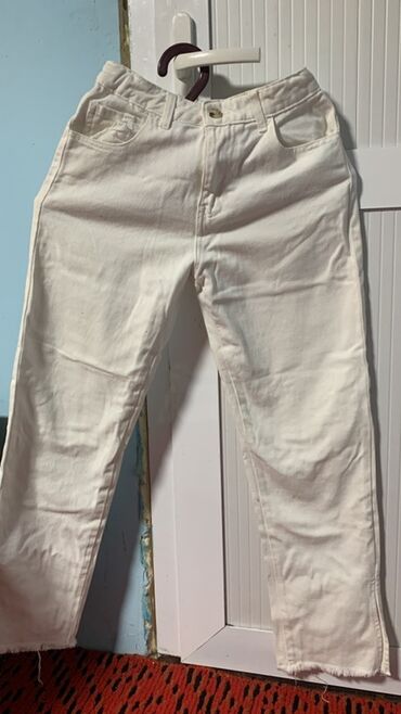 детские коляски из польши: Жынсылар жана шымдар, түсү - Ак, Колдонулган