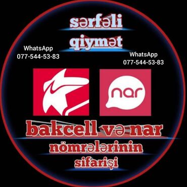 099 bakcell nomreler siyahisi in Azərbaycan | SİM-KARTLAR: Əlaqə: WhatsApp 077-544-53-83Bakcell(099 055) Nar(077 070) Nömrələrin