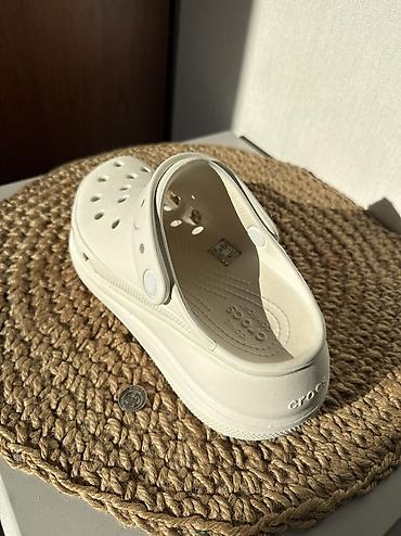 Сабо: Сабо, 38, Crocs, Б/у, цвет - Белый, Самовывоз — 4