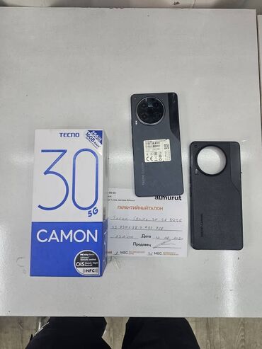 сколько стоит ipad 1: Tecno Camon 30 Premier 5G, Колдонулган, 256 ГБ, түсү - Кара, 2 SIM, eSIM