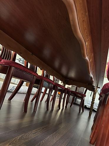 study table: Стол и стул для зала, Б/у, Самовывоз, Платная доставка, цвет - Коричневый — 9