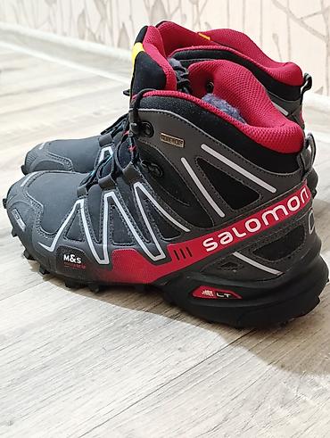 термо ботинка: Кроссовки Salomon Speedcross (высокие)зимние с мехом.Новые — 3