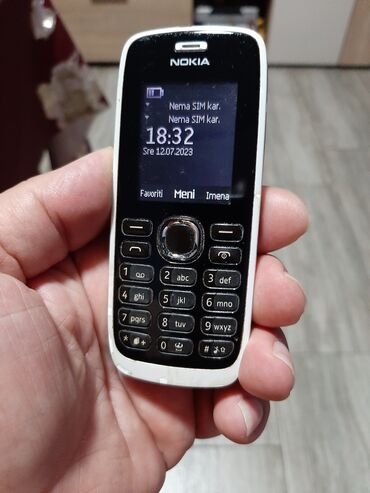 Nokia: Nokija 112 ispravan telefon radi na sve mreze,stanje se se vidi na na lalafo.rs — 1 Nokia: Nokija 112 ispravan telefon radi na sve mreze,stanje se se vidi na — 1