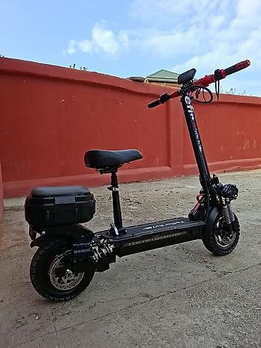 elikdirikli sukuter: Elektrik skuter – off-road təkərlər və oturacaqlı - Güclü — 1