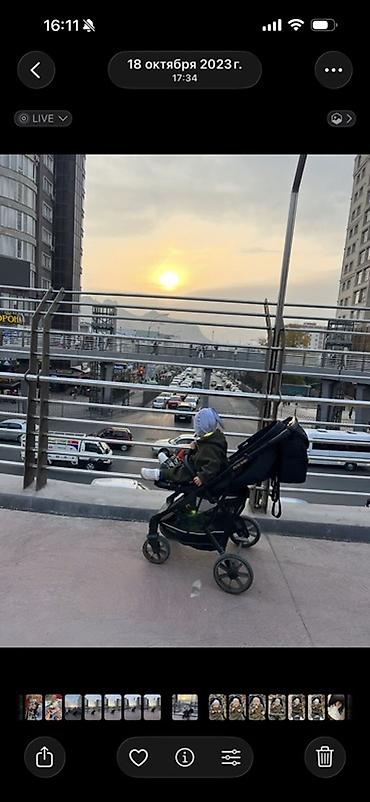 детская национальная одежда бишкек: Прогулочная коляска INING BABY Z1 PRO, темно‑синяя - Полноразмерный — 3