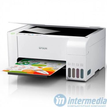 принтер черно белый цена: МФУ Epson L (d) 	Цена: 24400 Сом Технические характеристики Epson