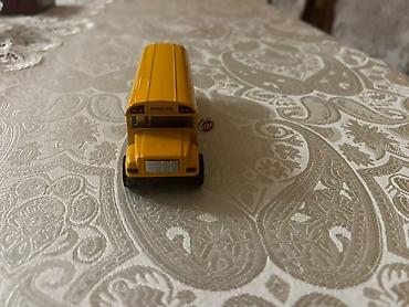 Модели автомобилей: Oyuncaq “School Bus” modelləri - Sarı rəngli, klassik Amerika məktəb — 4