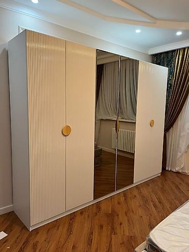 silver kitchen: Спальный гарнитур, Новый, С матрасом, Шкаф, Трюмо, В рассрочку, МДФ, Бесплатная доставка, цвет - Белый — 2