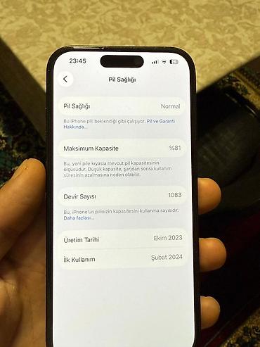 pro controller: IPhone 15 Pro, 256 GB, Qara, Face ID — 4