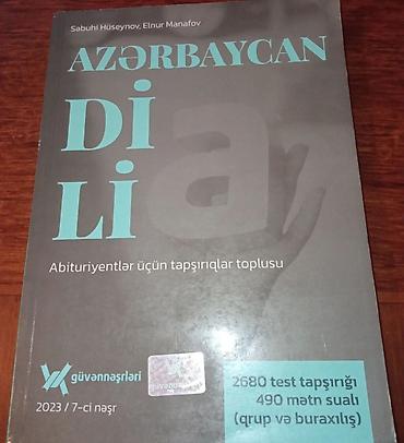 Testlər: Məhsul: “Azərbaycan Dili – Abituriyentlər üçün tapşırıqlar toplusu” — 1