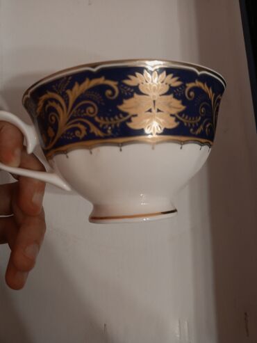 Fincanlar: Fincanlar, rəng - Göy, 6 ədədli dəst — 9