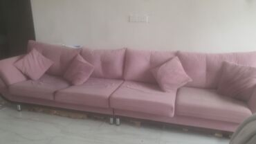 xacmaz divan: Диван, Б/у, Нераскладной, Без подьемного механизма, Ткань, Нет доставки