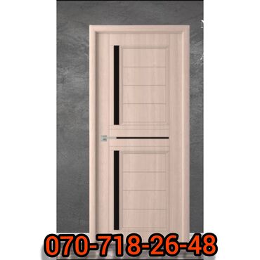 Межкомнатные двери: МДФ Межкомнтаная дверь 90х205 см, Без гарантии, Платная установка