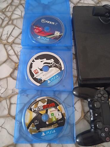 xbox 360 pult: PlayStation 4 oyun paketi Komplekt: - PS4 slim konsolu - 3 ədəd — 3