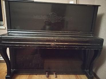 купить пианино в баку: Upright piano – Qnapsch markalı, klassik qara korpuslu model — 2
