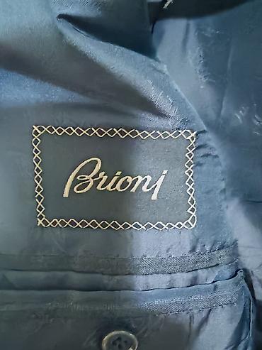 Kişi geyimləri: Kostyum, Demisezon, Brioni, L, rəng - Boz — 2