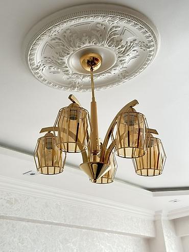 mişura işıq: Çılçıraq, 5 lampa, Metal — 1