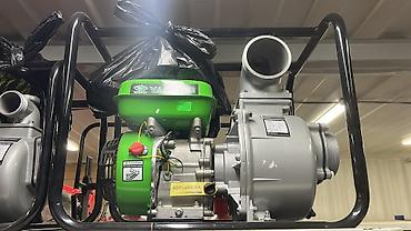 Бензиновая мотопомпа QGZ100-30E, 4 дюйма (100 мм), 96 м³/ч, напор 30