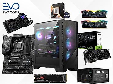 ddr5 ram: Evo Gaming PC Titan X3D RTX 5090 32GB | Ryzen 9 9950X3D | 64GB | 2TB| — 1