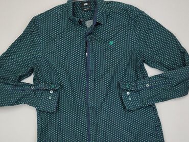 długa sukienka butelkowa zieleń: Koszulа dla mężczyzn, L, stan - Dobry