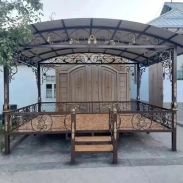 складной ящик: Кованые и металлические навесы/беседки под ключ - Назначение: защита