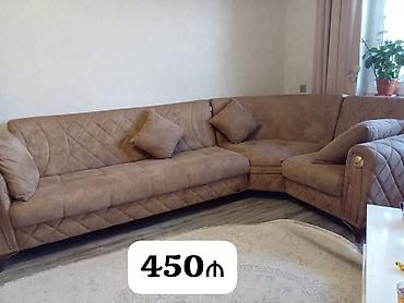 Digər mebel: F99Endirim olundu 🛑🛑Divan satılır 450₼. Açılır bazası var.Ünvan — 1
