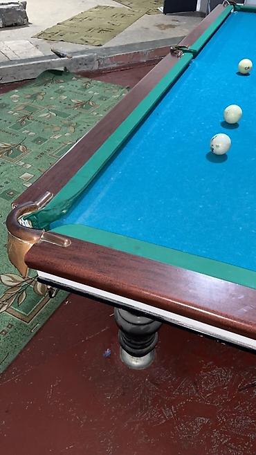 Бильярдные столы: Бильярдный стол ⭕️Продается срочно❗️❗️❗️ •Мраморный •10футов - — 2