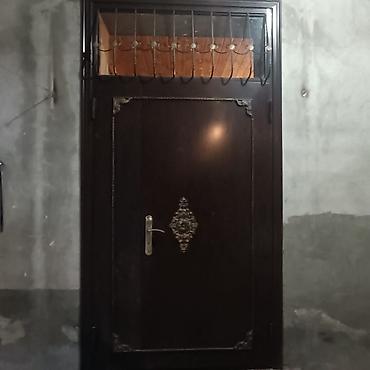 dəmir asılqan: Dəmir giriş qapısı Ölçü.2.60/1.30 - Material: qalın metal — 1