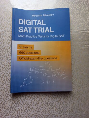 ali riyaziyyat: SAT Math kitabı, yenidir, hec istifadə olunmayıb. Qiymət 14Azn. (25