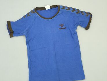 biała letnia sukienka z koronką: T-shirt, Hummel, 8 years, 122-128 cm, condition - Good