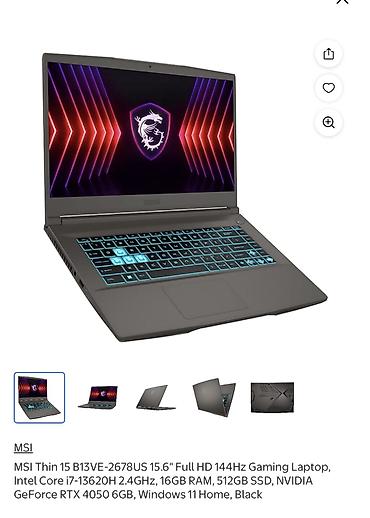 Ноутбуки и аксессуары: Игровой, Новый, Intel Core i7, ОЗУ, RAM: 16 ГБ — 1