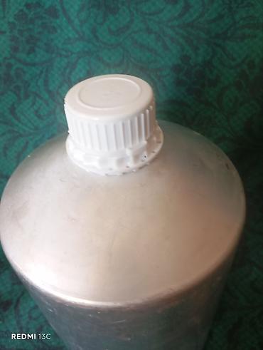 aluminium bidon: Alüminium maye konteyneri – 6 lt hündürlük 33 sm, çəki 419 gr - — 2