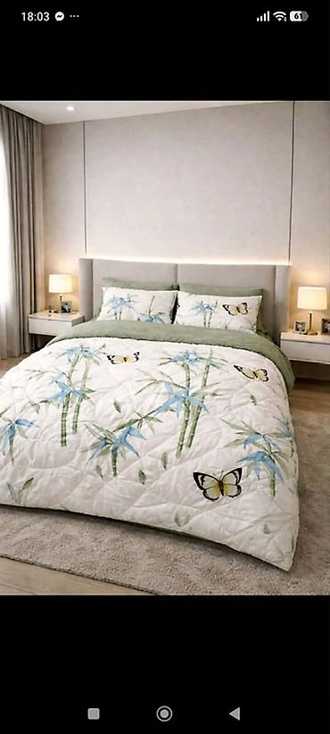 Ćebad i pokrivači: ✔ Bračni set • Čaršaf: 220×230 cm • Jorganska navlaka (step-deka) — 7