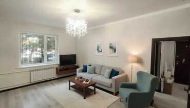 Продажа квартир: 2 комнаты, 54 м², 105 серия, 1 этаж, Евроремонт — 3