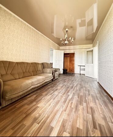продажа квартир в бишкеке, аламедин 1: 2 бөлмө, 42 кв. м, Жеке план, 4 кабат, Косметикалык ремонт