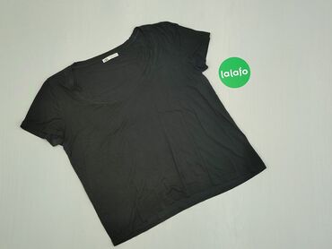 Koszulki: Koszulka M (EU 38), stan - Dobry, wzór - Jednolity kolor, kolor - Czarny, Zara
