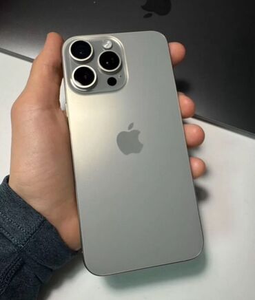 купить телефон cdma: IPhone 15 Pro Max, Б/у, 256 ГБ, Natural Titanium, Чехол, Зарядное устройство, 87 %